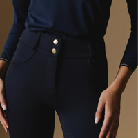 Ultimate Button Up Breeches - Navy