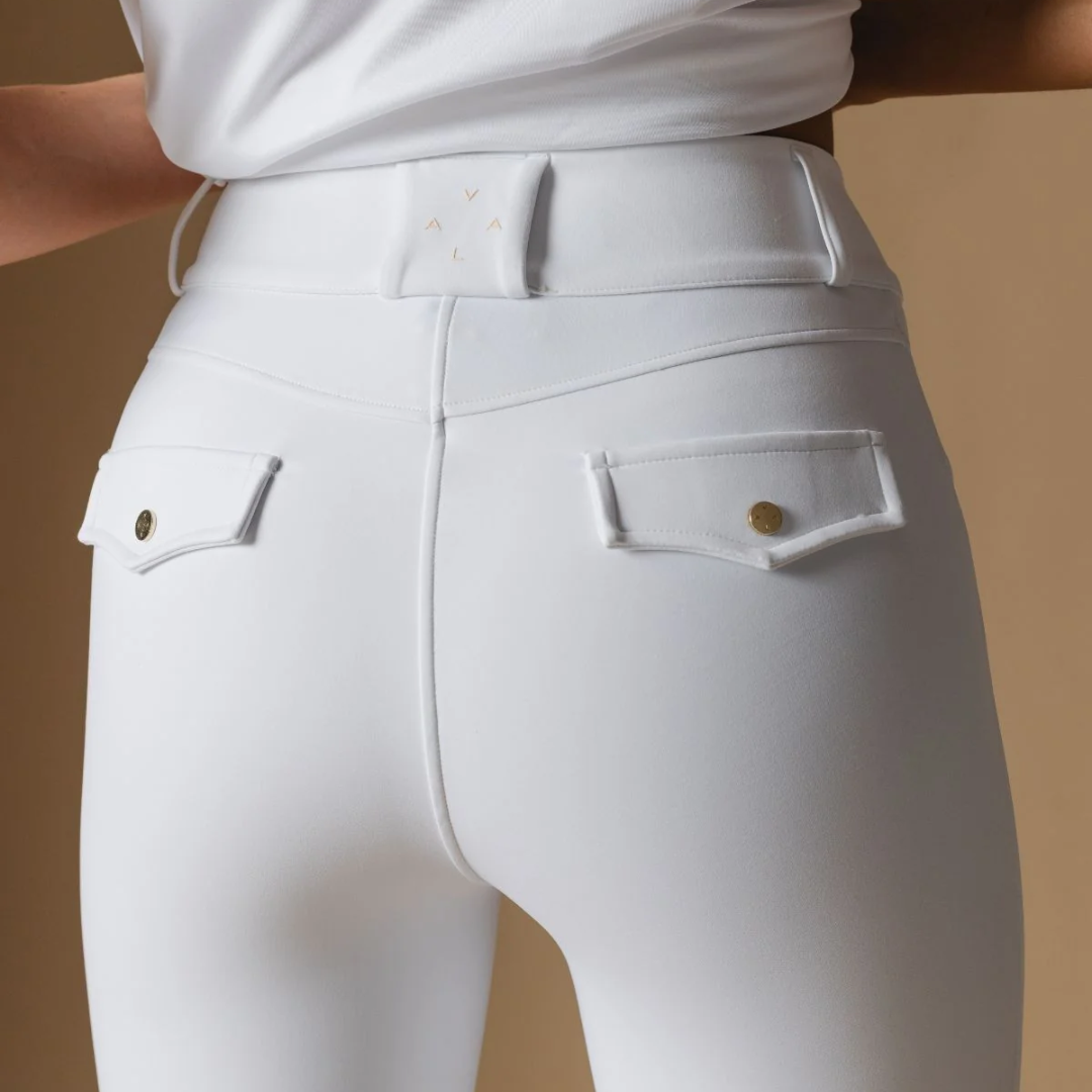Ultimate Button Up Breeches - White