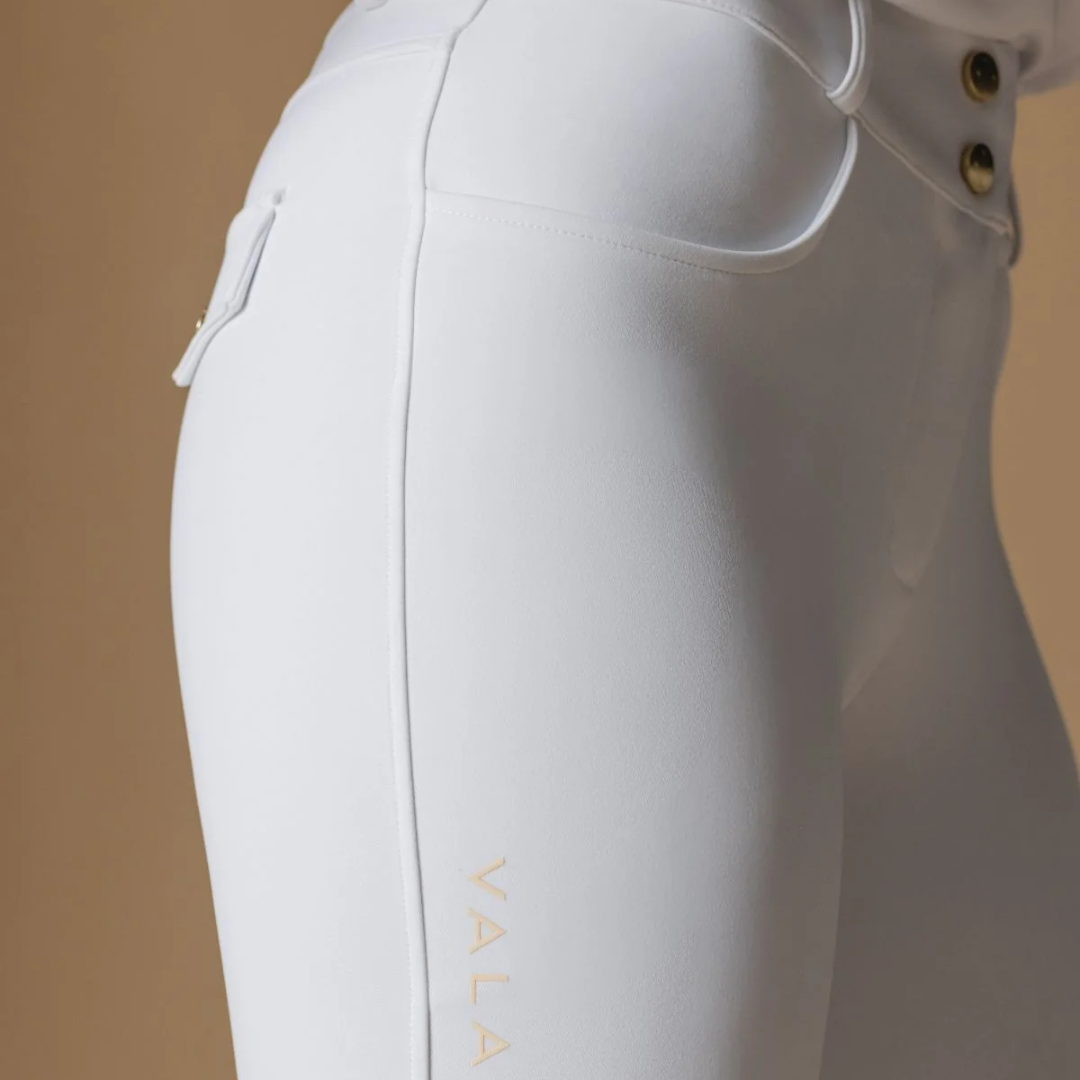 Ultimate Button Up Breeches - White