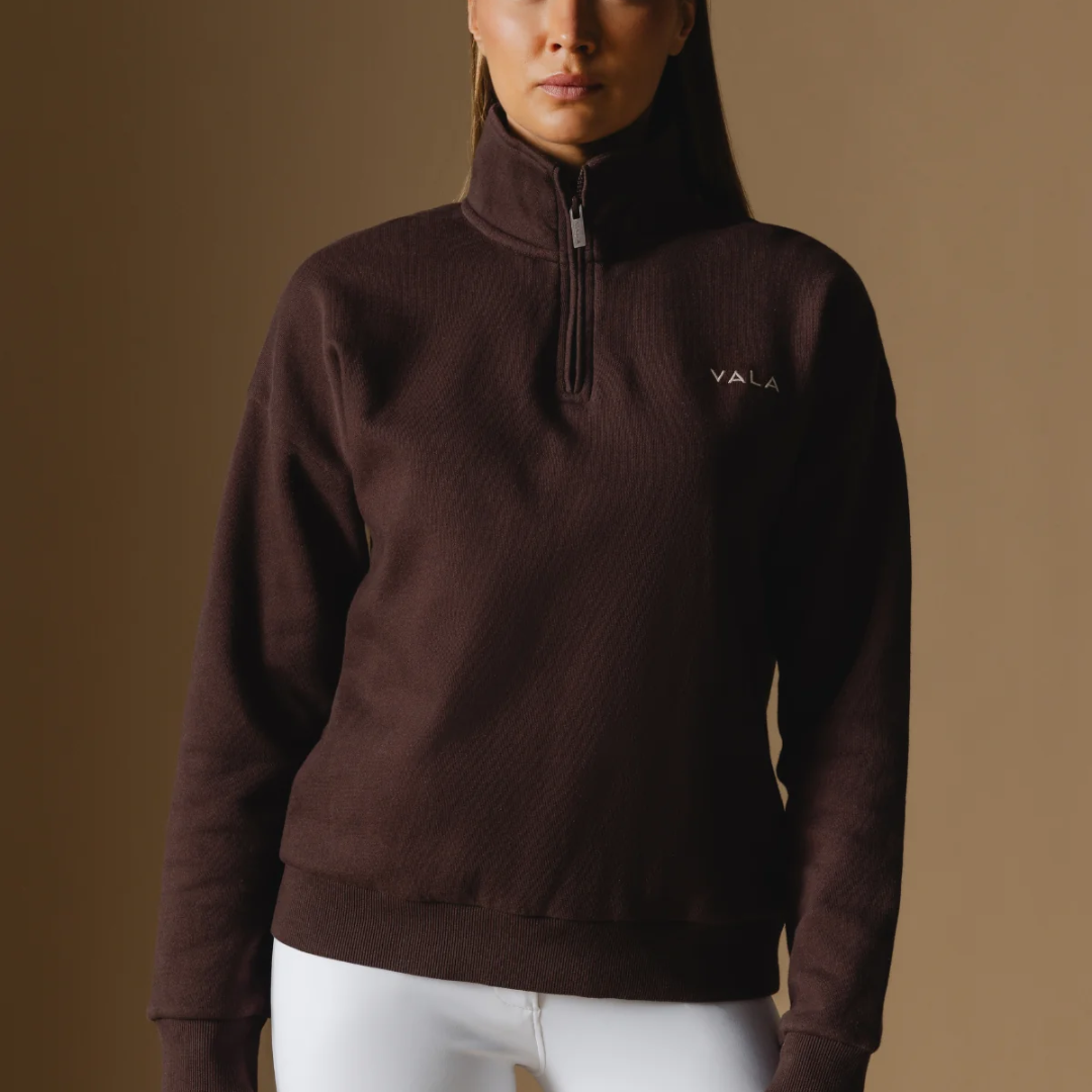 Olsen 1/4 Zip Fleece - Cocoa
