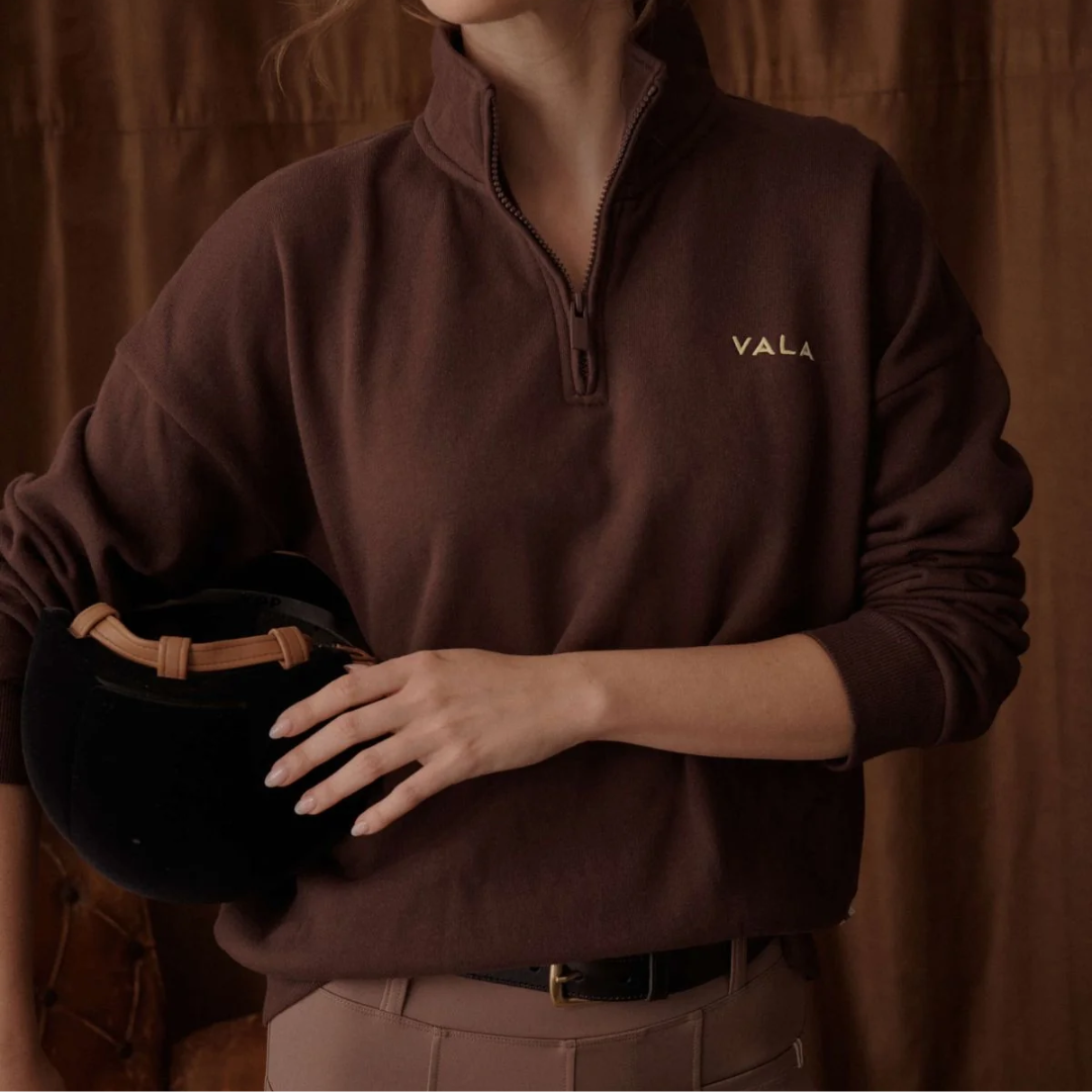 Olsen 1/4 Zip Fleece - Cocoa