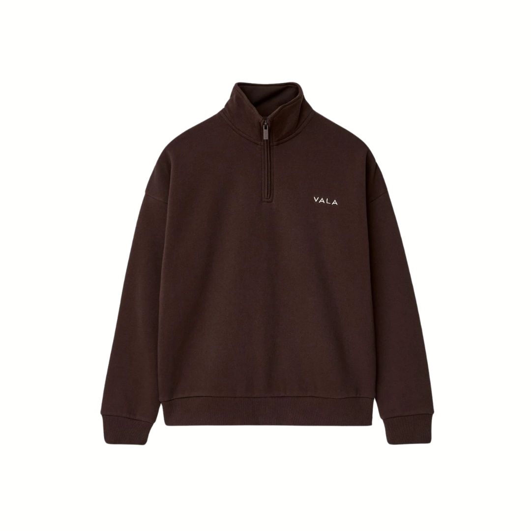 Olsen 1/4 Zip Fleece - Cocoa