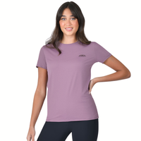 Relaxed Copper UV Short Sleeve Tee - Mauve Wine