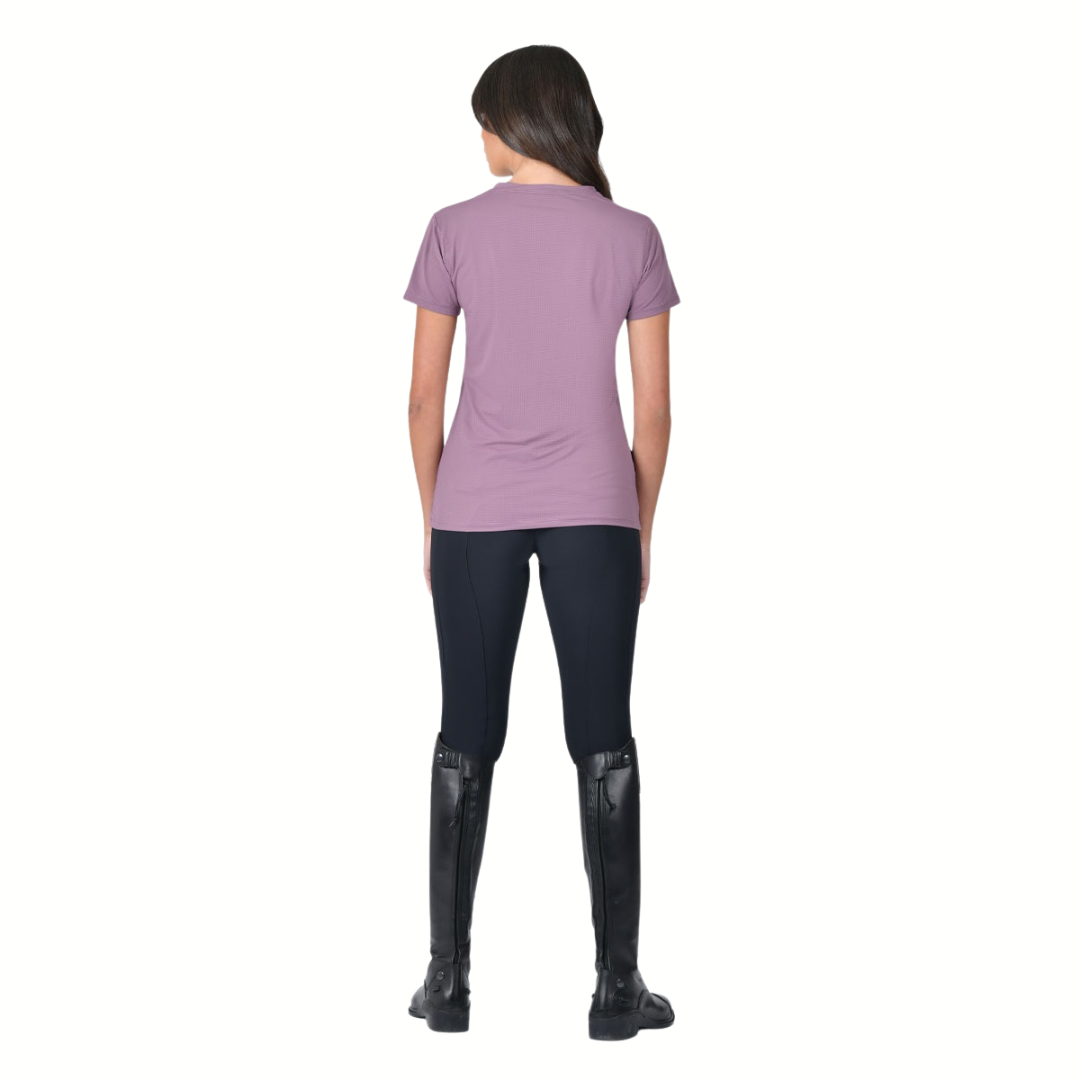 Relaxed Copper UV Short Sleeve Tee - Mauve Wine