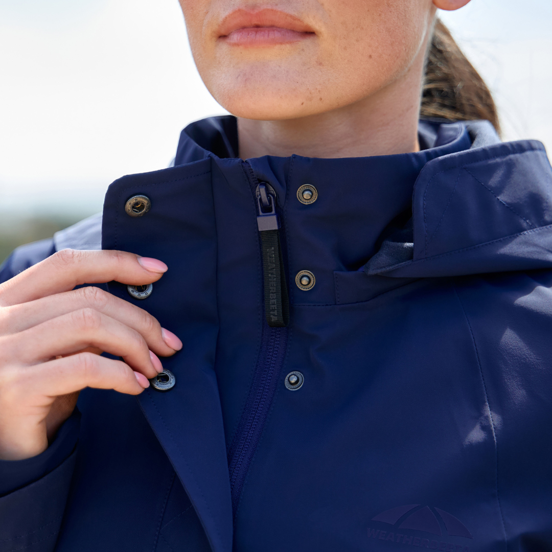 Protect Waterproof Riding Jacket - Navy