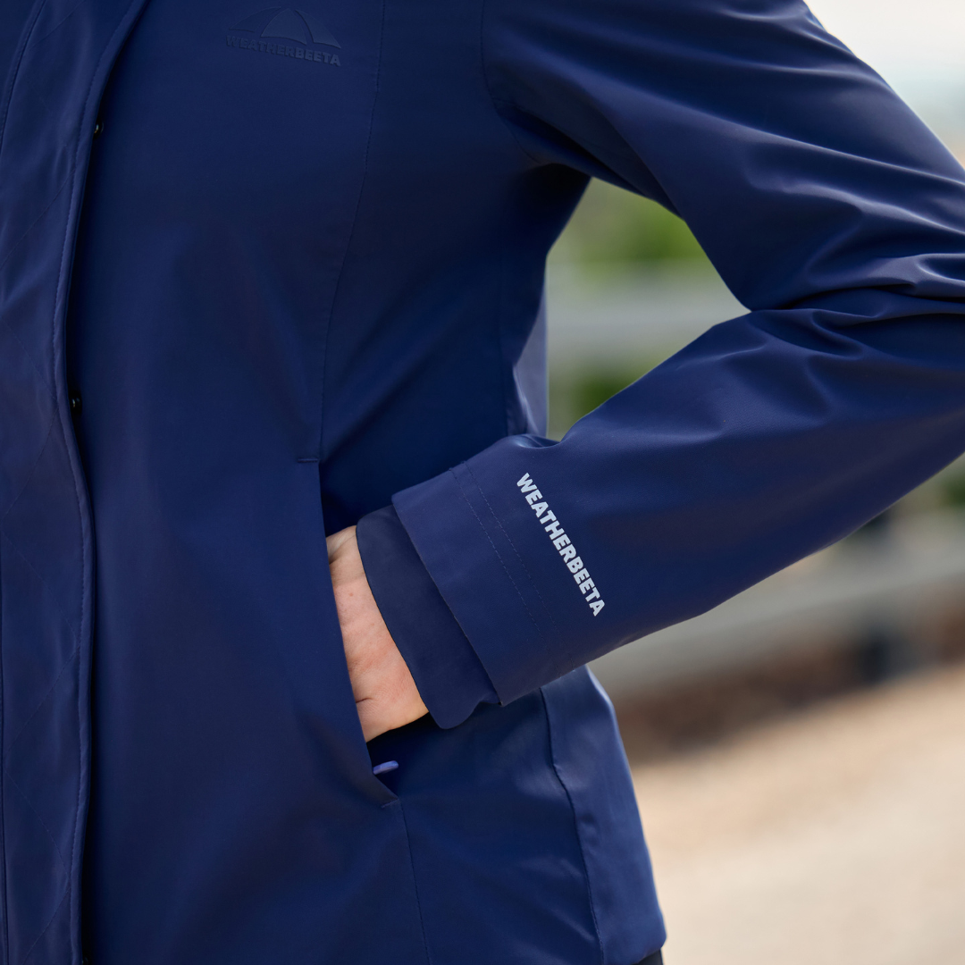 Protect Waterproof Riding Jacket - Navy