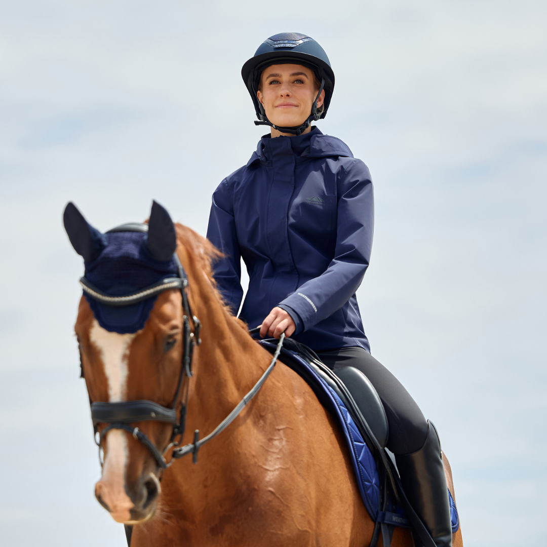 Protect Waterproof Riding Jacket - Navy
