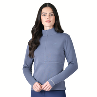 Copper 1/2 Zip Long Sleeve - Slate Blue