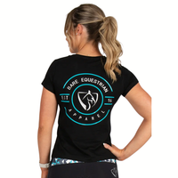 Emblem T-Shirt - Black & Teal