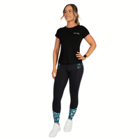 Emblem T-Shirt - Black & Teal