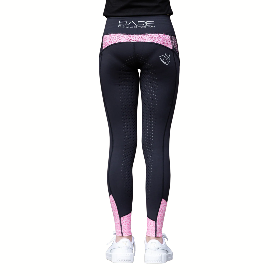 Youth Performance Tights - Mosaic Bloom