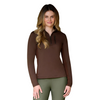 Reno Long Sleeve Riding Top - Coffee