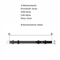 US Jumping Hunter Cheekpieces - Brown