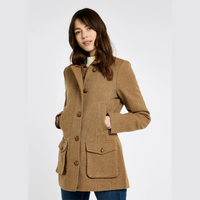 Willow Tweed Utility Jacket - Camel Twill