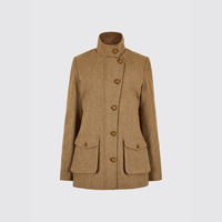 Willow Tweed Utility Jacket - Camel Twill