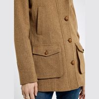 Willow Tweed Utility Jacket - Camel Twill