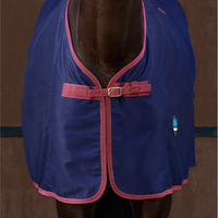 Show Sheet Standard Neck - Navy/Burgundy