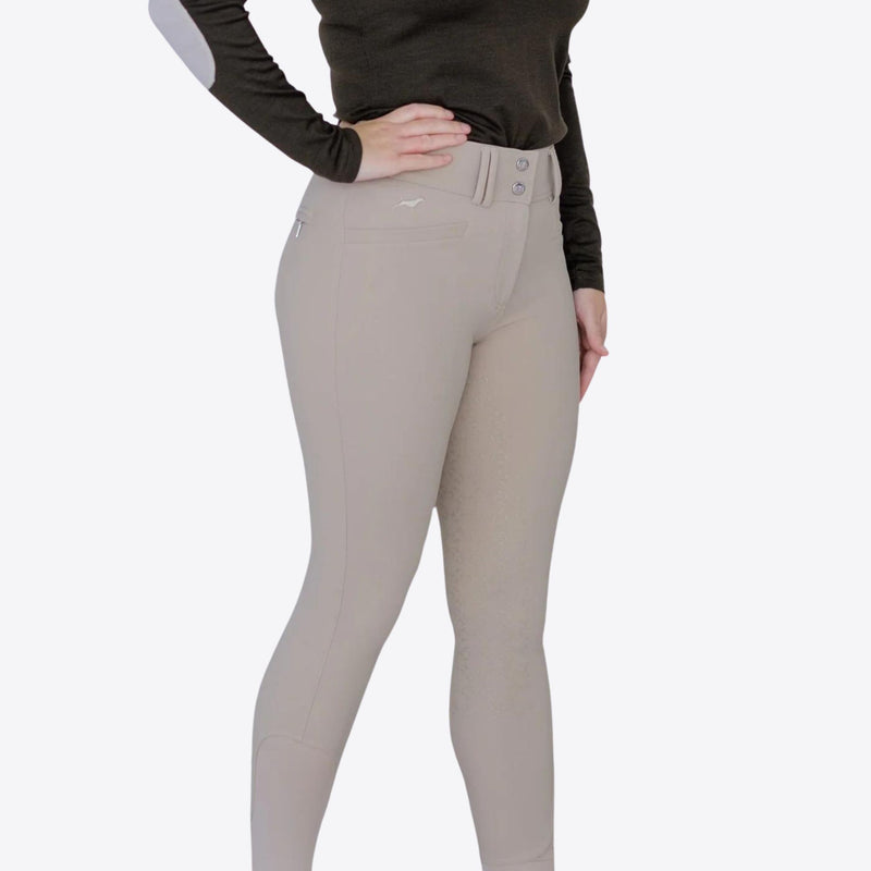 Fleece Lined Hunt Breeches - Beige