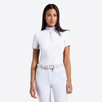 Jacquard Jersey S/S Competition Shirt - White