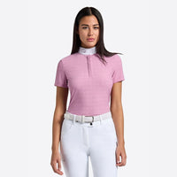 Jacquard Jersey S/S Competition Shirt - Mauve Orchid