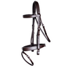 Wide Padded Hunt Bridle - Brown