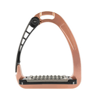 Arena AluPro Safety Stirrups - Rose Gold