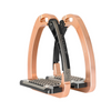 Arena AluPro Safety Stirrups - Rose Gold