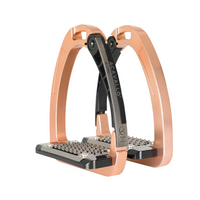 Arena AluPro Safety Stirrups - Rose Gold