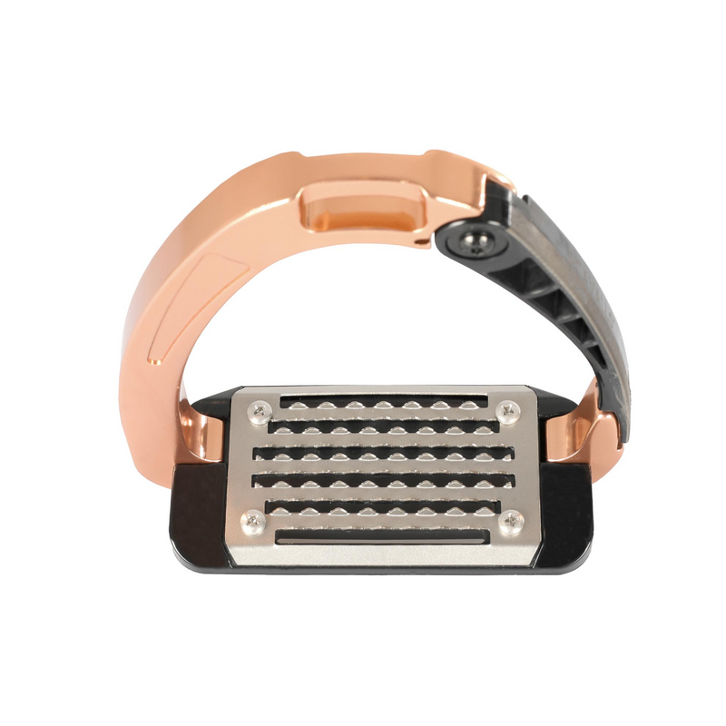 Arena AluPro Safety Stirrups - Rose Gold