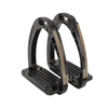 Arena AluPro Safety Stirrups - Total Black