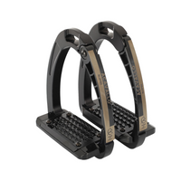 Arena AluPro Safety Stirrups - Total Black
