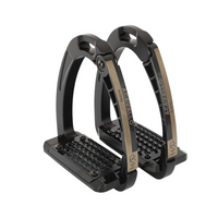 Arena Alupro Safety Stirrups - Total Black