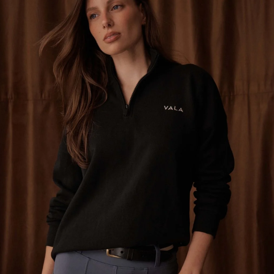 Olsen 1/4 Zip Fleece - Black