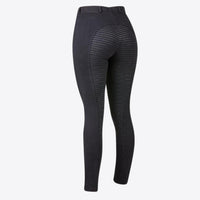 Supa-Fit Pull On Gel Full Seat Jodhpurs - Black