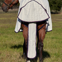 Cotton Summer Sheet Tail Bag - Beige/Navy/Burgundy