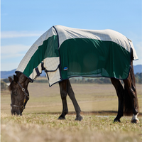 Cotton Airstream Combo - Beige/Forest Green/Navy