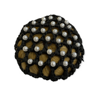 Pearl Bun Net - Black