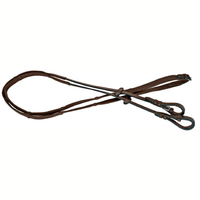 Soft Padded Leather Reins - Brown