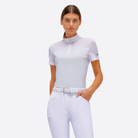 Jersey Mesh Short Sleeve Competition Shirt - Light Grey