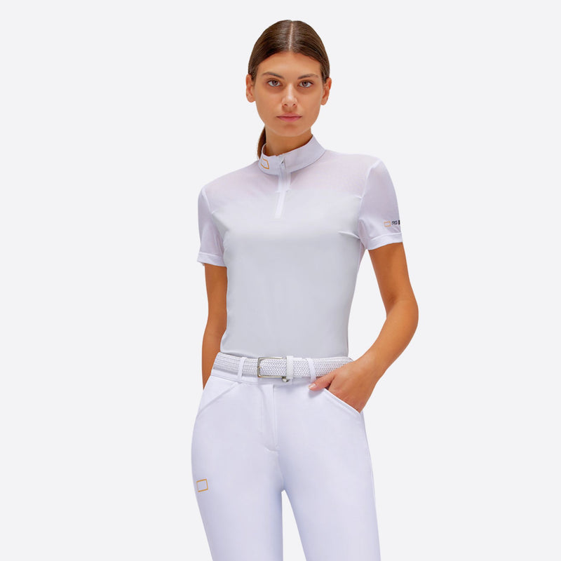 Jersey Mesh Short Sleeve Competition Shirt - Light Grey