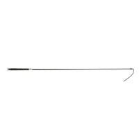 Silicon Grip Dressage Whip Black - 120cm