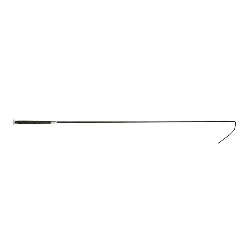 Silicon Grip Dressage Whip Black - 120cm