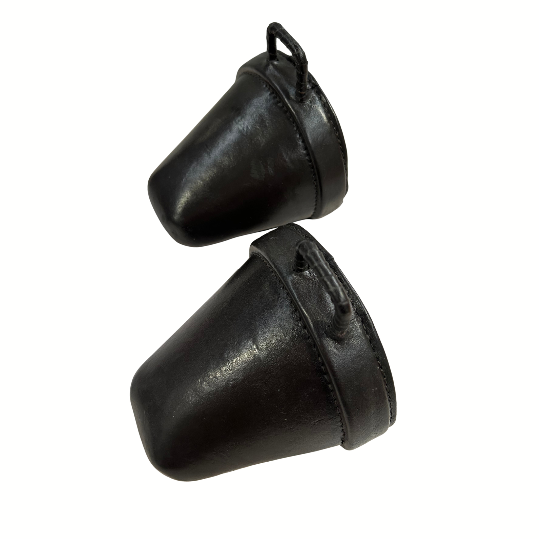 Leather Clogs - Brown