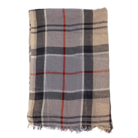 Welton Tartan Scarf - Stone Dress Tartan