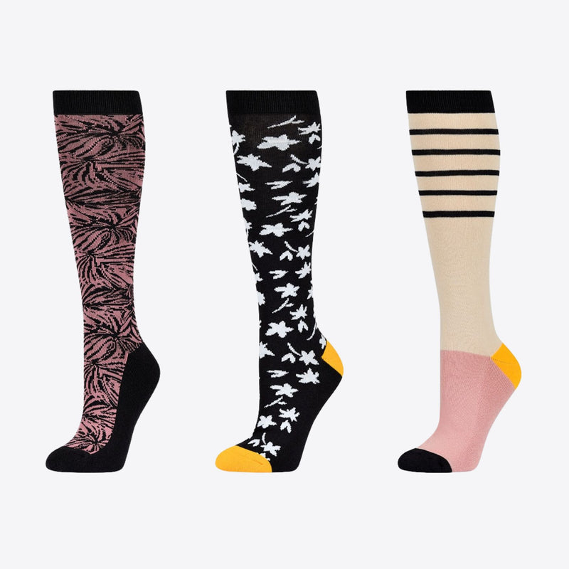 3 Pack Adults Socks - Graphic Mono