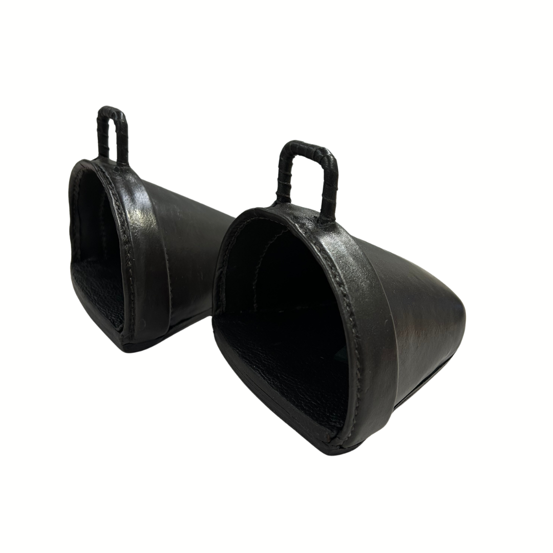 Leather Clogs - Brown