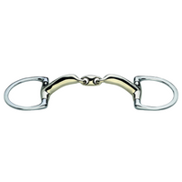 Novo Contact Snaffle Flat Ring - Double Join