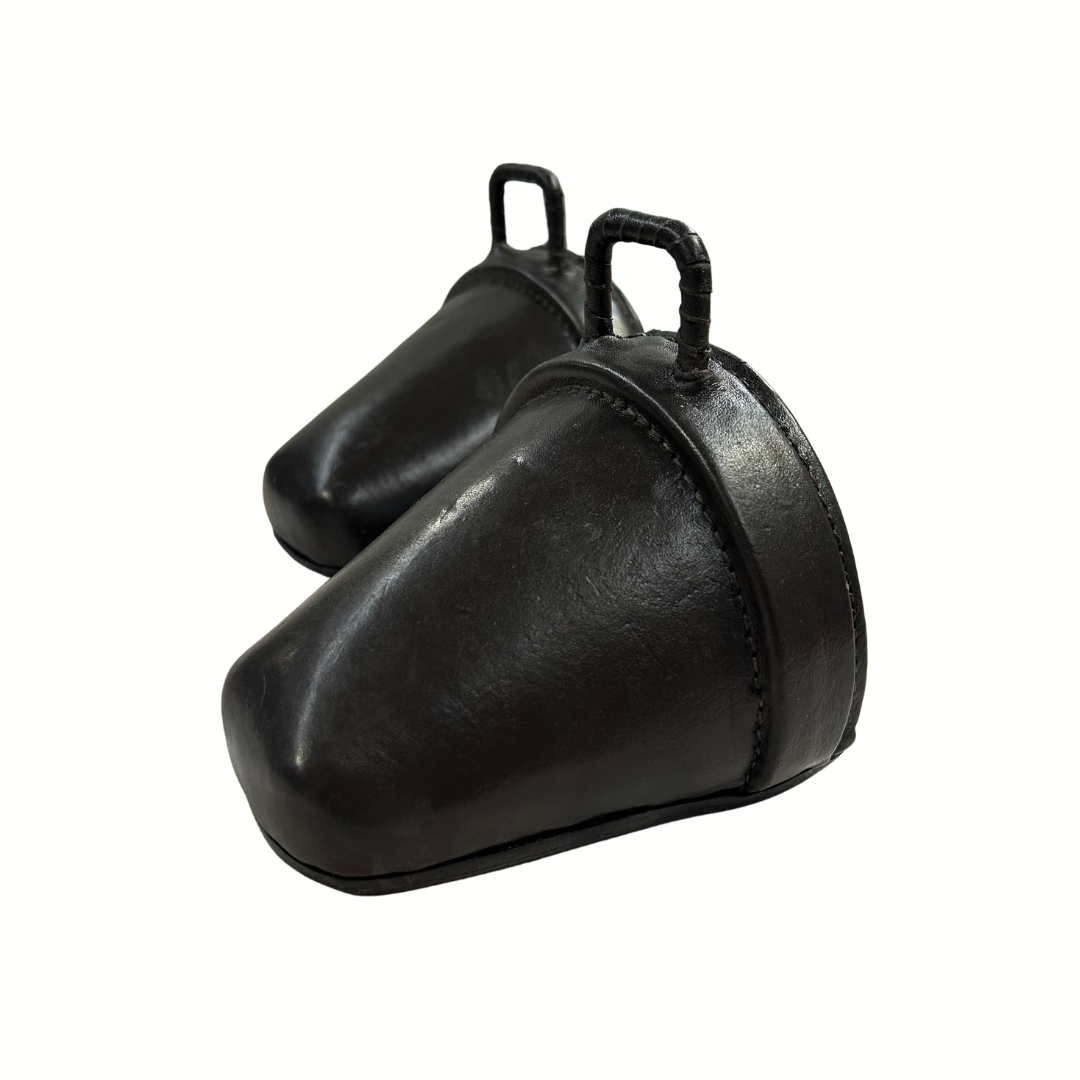 Leather Clogs - Brown