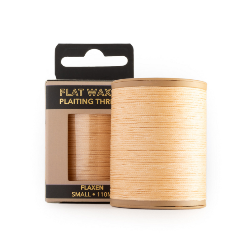 Flat Waxed Thread Roll - Flaxen