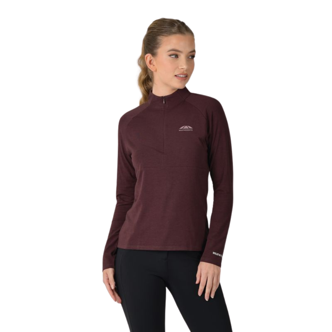 Bamboo Long Sleeve Performance Base Layer - Mulberry